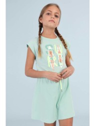 παιδικές βαμβακερές φόρμες mayoral χρώμα: τιρκουάζ 100% βαμβάκι