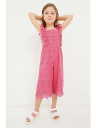 παιδικές βαμβακερές φόρμες mayoral χρώμα: ροζ 100% βαμβάκι