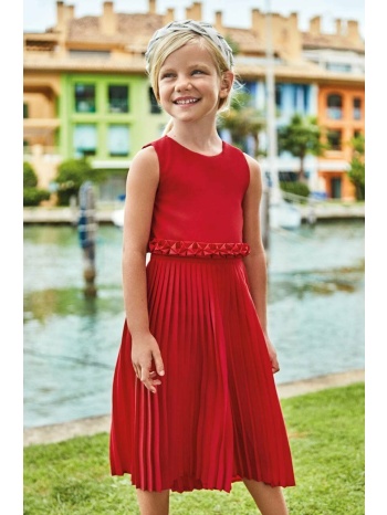 παιδική ολόσωμη φόρμα mayoral χρώμα κόκκινο κύριο υλικό