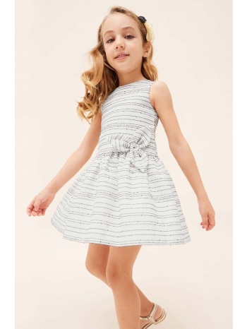 παιδικό φόρεμα mayoral χρώμα άσπρο κύριο υλικό 96%