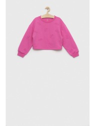 παιδική μπλούζα gap χρώμα: ροζ 77% βαμβάκι, 23% πολυεστέρας