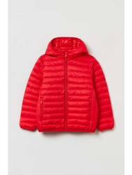 παιδικό μπουφάν ovs χρώμα: κόκκινο κύριο υλικό: 100% πολυαμίδη
φόδρα: 100% πολυαμίδη
ένθετο: 100% πο