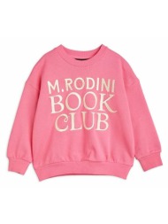 παιδική βαμβακερή μπλούζα mini rodini χρώμα: ροζ 100% οργανικό βαμβάκι