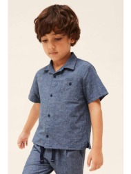παιδικό πουκάμισο mayoral χρώμα: μοβ 90% βαμβάκι, 10% λινάρι