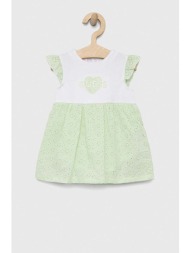 φόρεμα μωρού guess χρώμα: τιρκουάζ υλικό 1: 100% βαμβάκι
υλικό 2: 95% βαμβάκι, 5% σπαντέξ