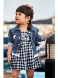 φόρεμα μωρού mayoral χρώμα: ναυτικό μπλε κύριο υλικό: 47% βισκόζη, 27% λινάρι, 26% βαμβάκι
φόδρα: 10