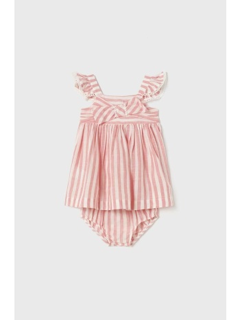 φόρεμα μωρού mayoral χρώμα ροζ κύριο υλικό 47% βισκόζη