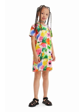 παιδικό βαμβακερό φόρεμα desigual 100% βαμβάκι