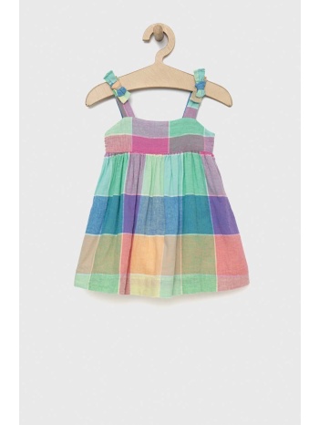 φόρεμα με μείγμα από λινό για παιδιά gap κύριο υλικό 55%