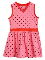 παιδικό φόρεμα mini rodini χρώμα: ροζ 95% οργανικό βαμβάκι, 5% σπαντέξ