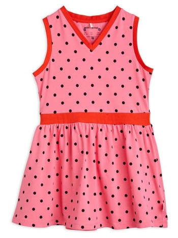 παιδικό φόρεμα mini rodini χρώμα ροζ 95% οργανικό βαμβάκι