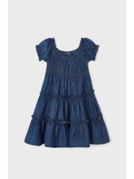 παιδικό φόρεμα mayoral χρώμα: ναυτικό μπλε 100% lyocell
