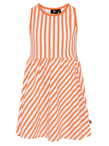 παιδικό φόρεμα lego χρώμα πορτοκαλί 95% βαμβάκι, 5% σπαντέξ