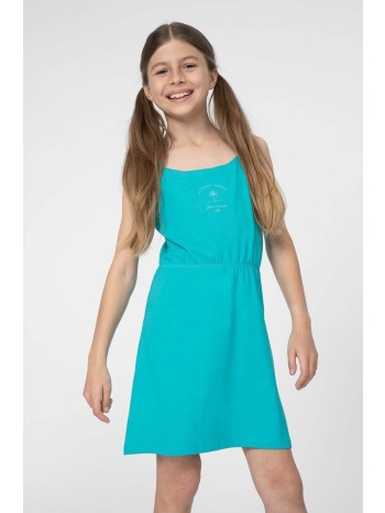 παιδικό φόρεμα 4f f026 χρώμα πράσινο 95% βαμβάκι, 5%