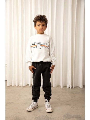 παιδική βαμβακερή μπλούζα mini rodini χρώμα άσπρο 100%