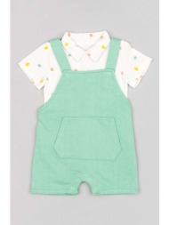 σετ μωρού zippy χρώμα: πράσινο 95% βαμβάκι, 5% σπαντέξ