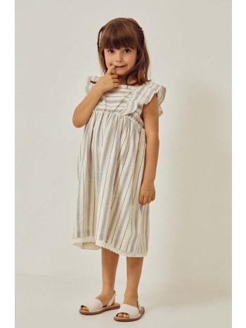 παιδικό βαμβακερό φόρεμα zippy 100% βαμβάκι
