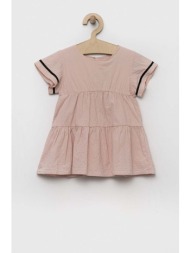 παιδικό φόρεμα united colors of benetton χρώμα: μπεζ κύριο υλικό: 99% βαμβάκι, 1% σπαντέξ
φόδρα: 100