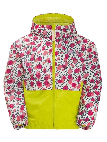παιδικό μπουφάν jack wolfskin villi jacket k χρώμα ροζ