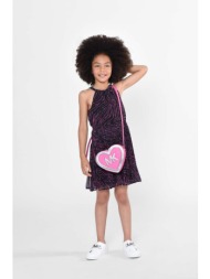 παιδικό φόρεμα michael kors χρώμα: μαύρο κύριο υλικό: 100% πολυεστέρας
φόδρα: 100% βαμβάκι