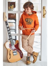 παιδικό βαμβακερό παντελόνι mayoral χρώμα: μπεζ 100% βαμβάκι