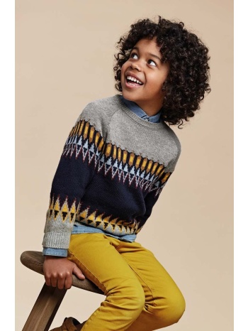 παιδικό πουλόβερ από μείγμα μαλλιού mayoral χρώμα ναυτικό