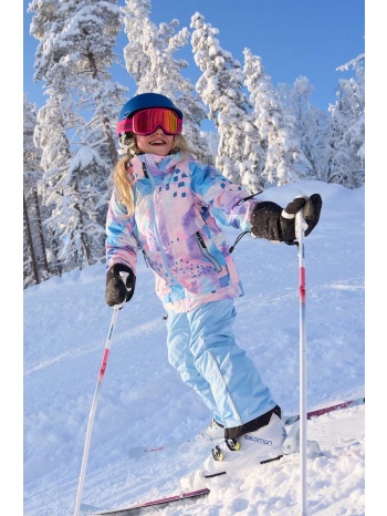 παιδικό μπουφάν για σκι reima posio χρώμα ροζ κύριο υλικό