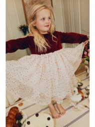 παιδικό φόρεμα konges sløjd 95% ανακυκλωμένος πολυεστέρας, 5% σπαντέξ