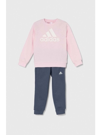 παιδική φόρμα adidas χρώμα ροζ 70% βαμβάκι, 30%