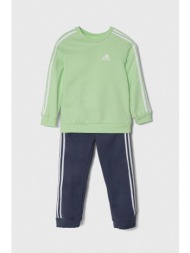 παιδική φόρμα adidas χρώμα: πράσινο κύριο υλικό: 70% βαμβάκι, 30% ανακυκλωμένος πολυεστέρας
πλέξη λα
