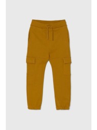 παιδικό βαμβακερό παντελόνι united colors of benetton χρώμα: κίτρινο κύριο υλικό: 100% βαμβάκι
πλέξη