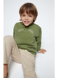 παιδική μπλούζα mayoral χρώμα: πράσινο 60% βαμβάκι, 39% πολυεστέρας, 1% σπαντέξ