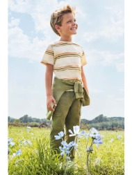 παιδικό παντελόνι mayoral cargo χρώμα: πράσινο 75% βαμβάκι, 25% πολυεστέρας