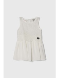 παιδικό φόρεμα guess χρώμα: άσπρο φόδρα: 100% βαμβάκι
υλικό 1: 97% πολυεστέρας, 3% σπαντέξ
υλικό 2: 