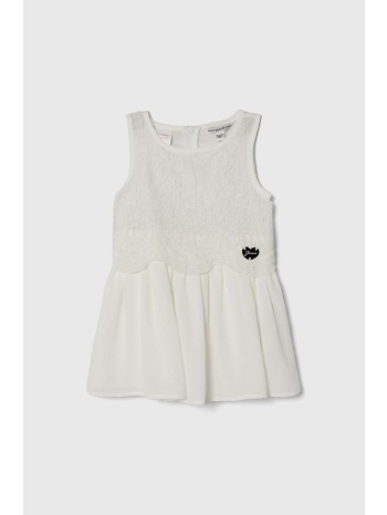 παιδικό φόρεμα guess χρώμα άσπρο φόδρα 100% βαμβάκιυλικό
