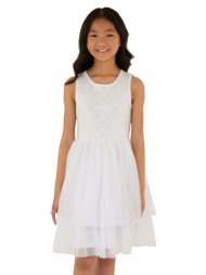 παιδικό φόρεμα guess χρώμα: άσπρο υλικό 1: 100% βισκόζη
υλικό 2: 100% πολυεστέρας
υλικό 3: 62% βισκό