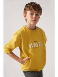 παιδική μπλούζα mayoral χρώμα: κίτρινο 59% βαμβάκι, 40% πολυεστέρας, 1% σπαντέξ