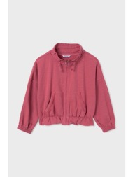 παιδική βαμβακερή μπλούζα mayoral χρώμα: ροζ 100% βαμβάκι