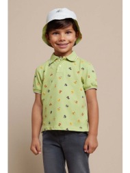 παιδικό πουκάμισο πόλο mayoral χρώμα: πράσινο 95% βαμβάκι, 5% σπαντέξ