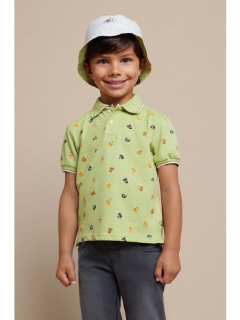 παιδικό πουκάμισο πόλο mayoral χρώμα πράσινο 95% βαμβάκι