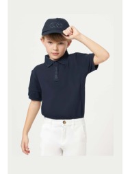 παιδικό πουκάμισο πόλο mayoral χρώμα: ναυτικό μπλε 99% βαμβάκι, 1% σπαντέξ
