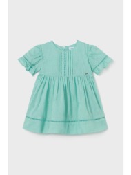 φόρεμα μωρού mayoral χρώμα: τιρκουάζ κύριο υλικό: 100% πολυεστέρας
φόδρα: 100% βαμβάκι