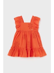 φόρεμα μωρού mayoral χρώμα: πορτοκαλί κύριο υλικό: 68% βισκόζη, 19% πολυεστέρας, 13% πολυαμίδη
φόδρα