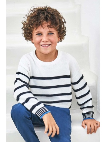 παιδικό βαμβακερό πουλόβερ mayoral χρώμα ναυτικό μπλε 100%