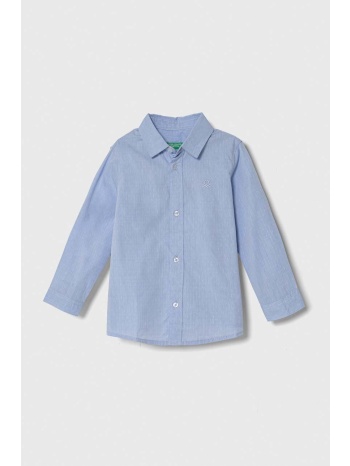 παιδικό βαμβακερό πουκάμισο united colors of benetton 100%