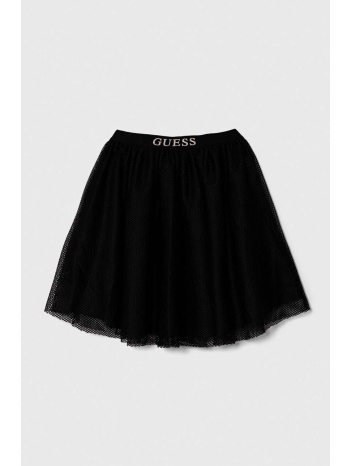 παιδική φούστα guess χρώμα μαύρο κύριο υλικό 100%