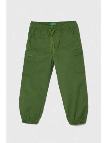 παιδικό παντελόνι united colors of benetton χρώμα πράσινο