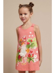 παιδικό φόρεμα mayoral χρώμα: ροζ 95% βαμβάκι, 5% σπαντέξ