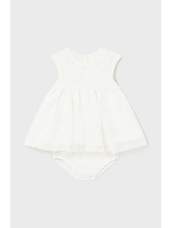 φόρεμα μωρού mayoral newborn χρώμα μπεζ υλικό 1 50%