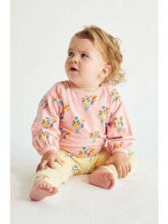μπλούζα μωρού bobo choses χρώμα: ροζ 94% οργανικό βαμβάκι, 6% σπαντέξ